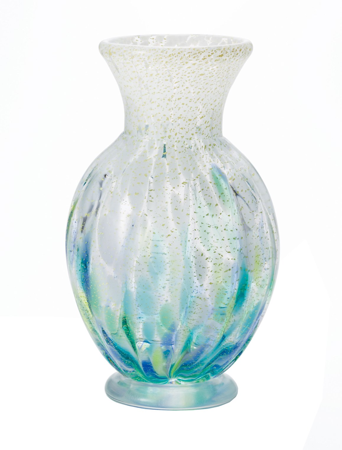 Amazon.co.jp: アデリア 津軽びいどろ 花瓶 最大16×高26cm 紫陽花 壺